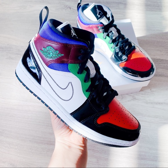 Nike women air jordan 1 mid - Picture 2 of 2